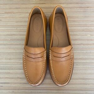 NWOB Sperry Seaport Penny Loafer Tan 7